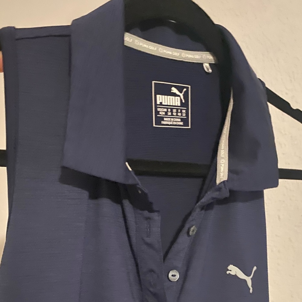 Puma Collard golf tank top. Size M